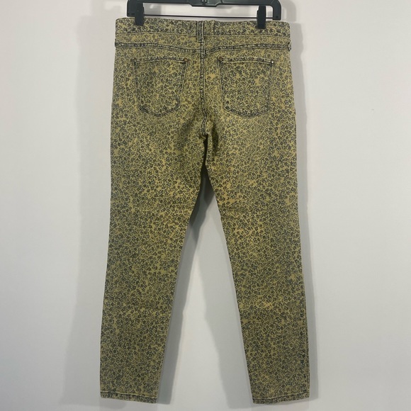 Free People Skinny Flower Jeans, Size 29, Low rise jeans, floral, Multi colored - Picture 2 of 10